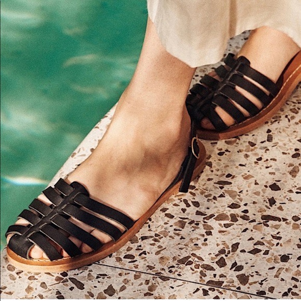 Doen Coast Sandal 7.5 Black NWT